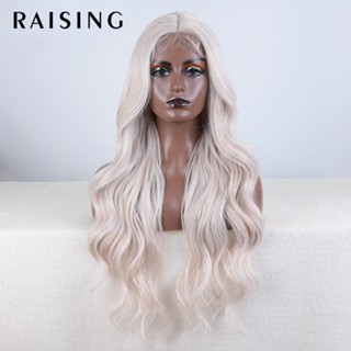  Bộ Tóc Giả Dài Gợn Sóng Màu Nâu ombre Bằng Sợi Tổng Hợp Chịu Nhiệt Hóa Trang Cho Nữ 