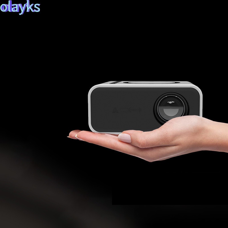 KANGJIA Máy chiếu mini cầm tay tại nhà Máy chiếu điện thoại không dây gia đình nhỏ