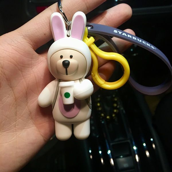 Móc Khóa Gấu starbucks 35 Kiểu Móc Khóa Hình Búp Bê Hoạt Hình Dễ Thương