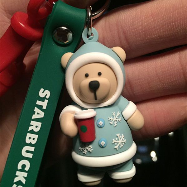 Móc Khóa Gấu starbucks 35 Kiểu Móc Khóa Hình Búp Bê Hoạt Hình Dễ Thương