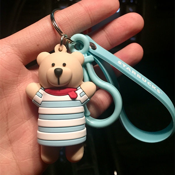 Móc Khóa Gấu starbucks 35 Kiểu Móc Khóa Hình Búp Bê Hoạt Hình Dễ Thương