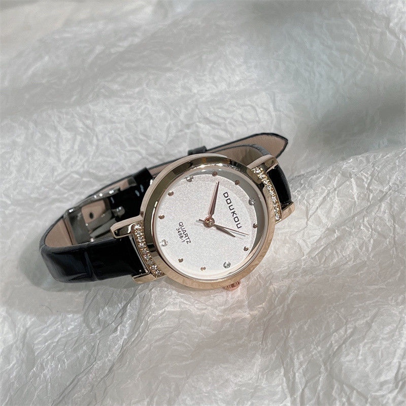 Đồng Hồ Đeo Tay Phong Cách Pháp Đơn Giản Sang Trọng Dành Cho Nữ