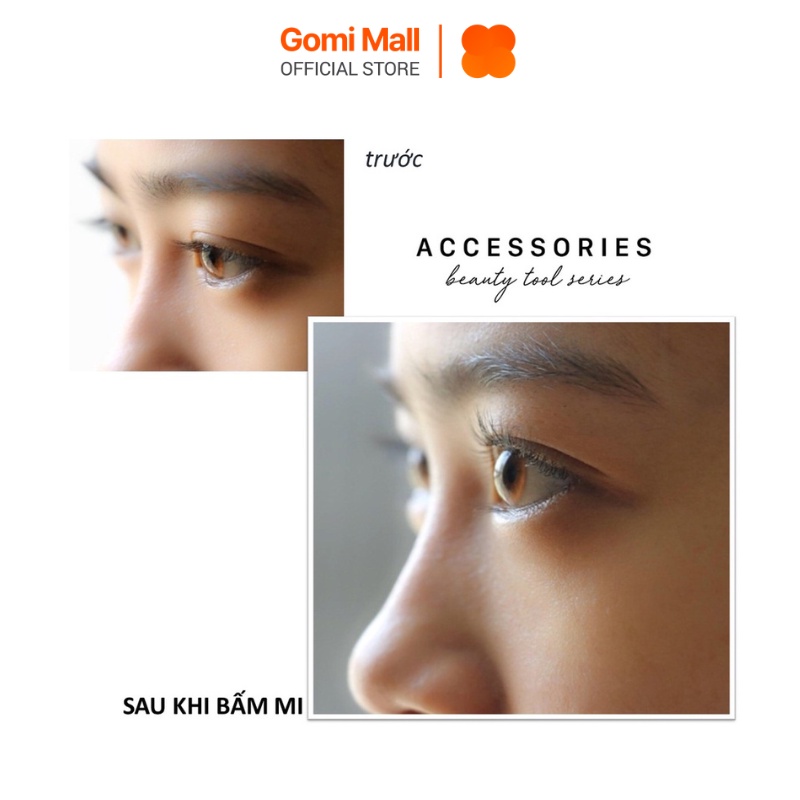 Bấm mi lò xo VACOSI CLASSIC LASH CURLER cán tím, kẹp bấm mi cong lâu tự nhiên Gomi Mall