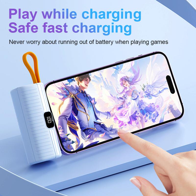 Sạc Dự Phòng qgeem mini 5000mah qc pd Nhanh Cho iphone 15 14 13 12 samsung xiaomi