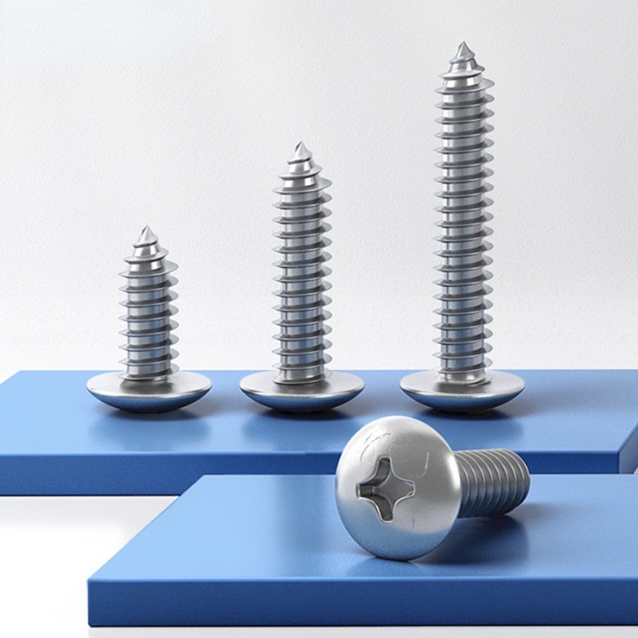 Ốc Vít Đầu Dẹt Bằng Inox 304 Chuyên Dụng Cho Dù