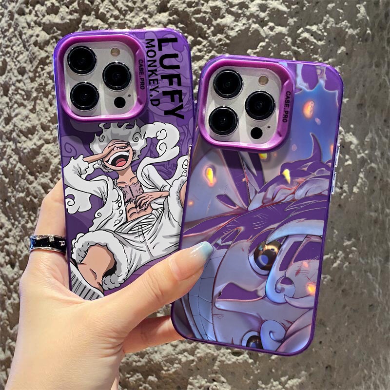 Ốp Điện Thoại Cứng Họa Tiết one piece nika luffy Cho iphone 11 12 13 14 15 pro max 14plus 15plus ip 12promax 13promax 14promax