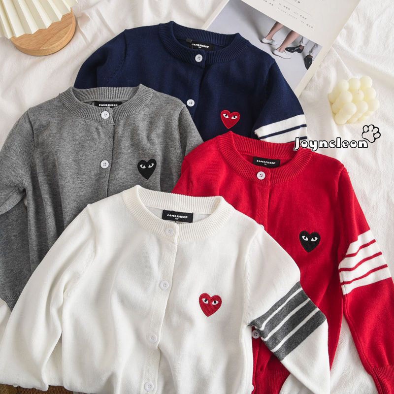 Áo Khoác cardigan Dệt Kim Phong Cách joyncleon Nhật Bản Hợp Thời Trang Cho Bé Trai Và Bé Gái