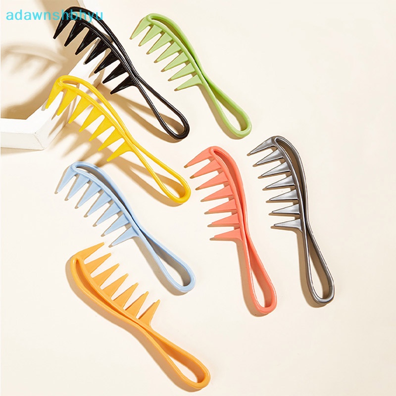 Lược Nhựa Chải Tóc Xoăn Răng Thưa Chuyên Dụng