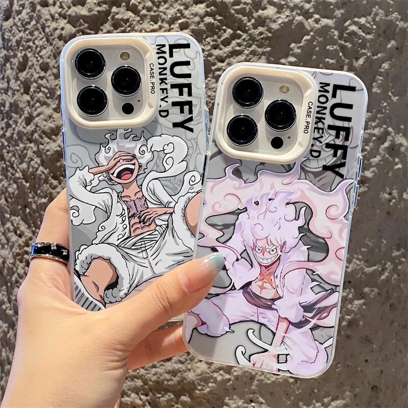 Ốp Điện Thoại Cứng Họa Tiết one piece nika luffy Cho iphone 11 12 13 14 15 pro max 14plus 15plus ip 12promax 13promax 14promax