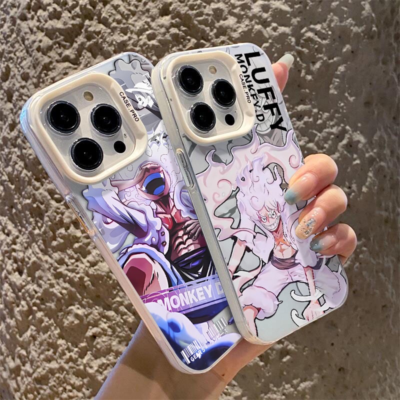 Ốp Điện Thoại Cứng Họa Tiết one piece nika luffy Cho iphone 11 12 13 14 15 pro max 14plus 15plus ip 12promax 13promax 14promax