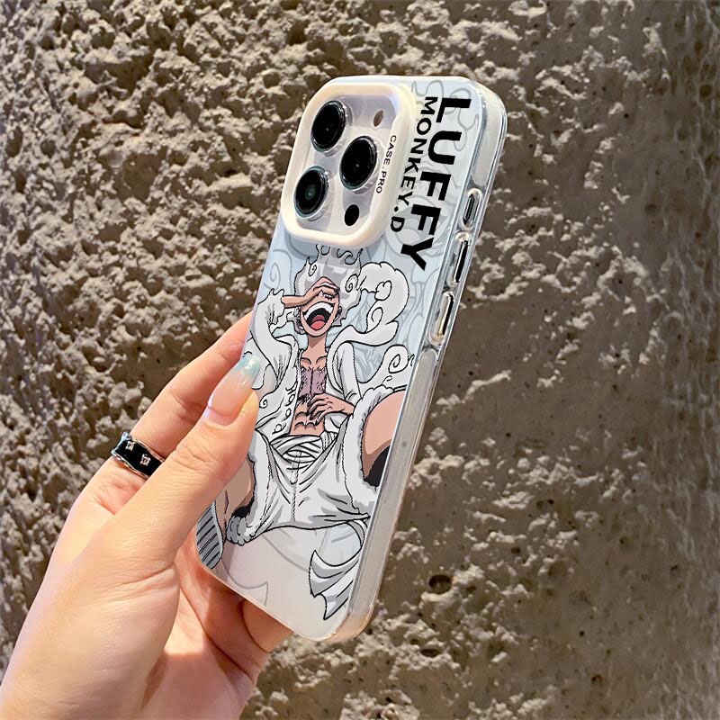 Ốp Điện Thoại Cứng Họa Tiết one piece nika luffy Cho iphone 11 12 13 14 15 pro max 14plus 15plus ip 12promax 13promax 14promax