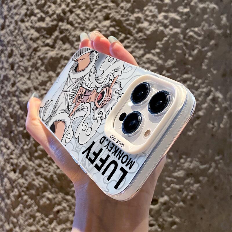 Ốp Điện Thoại Cứng Họa Tiết one piece nika luffy Cho iphone 11 12 13 14 15 pro max 14plus 15plus ip 12promax 13promax 14promax