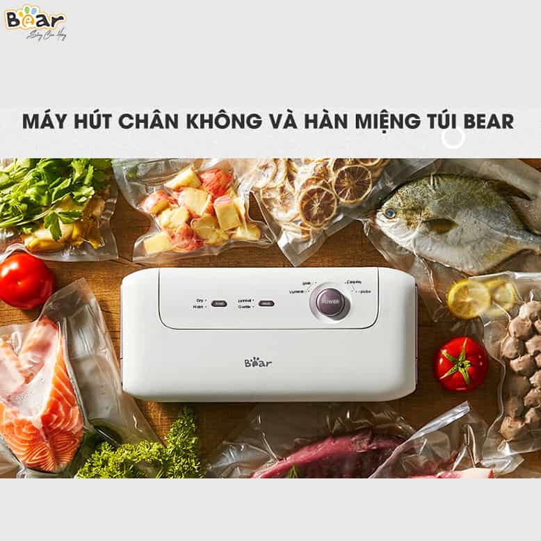Máy hút chân không thực phẩm Bear VS-B01V1 - Hàng Chính Hãng - Sản Phẩm Hot