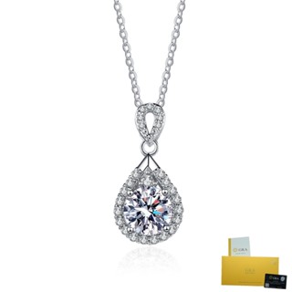  Vòng cổ Mặt Hình Giọt Nước Đính Đá Kim Cương Trắng Phong Cách Cổ Điển Thanh Lịch Thời Trang 1 Kat moissanite 