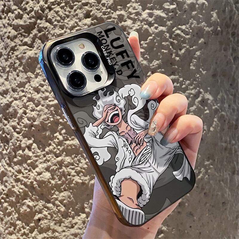 Ốp Điện Thoại Cứng Họa Tiết one piece nika luffy Cho iphone 11 12 13 14 15 pro max 14plus 15plus ip 12promax 13promax 14promax