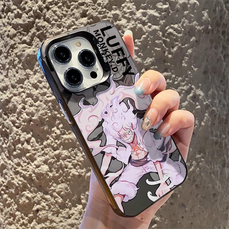 Ốp Điện Thoại Cứng Họa Tiết one piece nika luffy Cho iphone 11 12 13 14 15 pro max 14plus 15plus ip 12promax 13promax 14promax