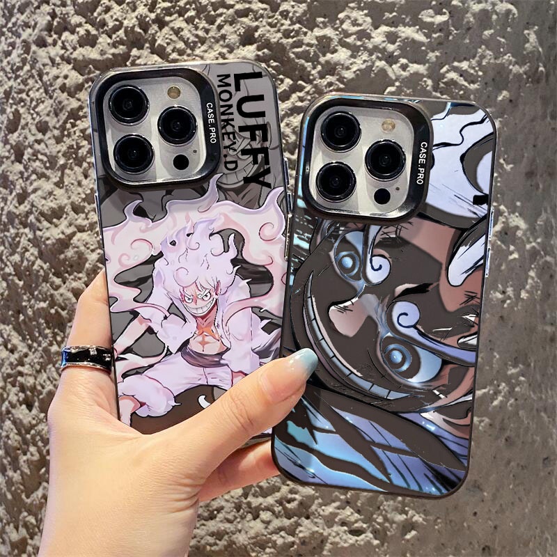 Ốp Điện Thoại Cứng Họa Tiết one piece nika luffy Cho iphone 11 12 13 14 15 pro max 14plus 15plus ip 12promax 13promax 14promax