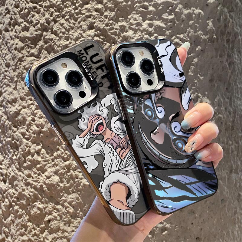 Ốp Điện Thoại Cứng Họa Tiết one piece nika luffy Cho iphone 11 12 13 14 15 pro max 14plus 15plus ip 12promax 13promax 14promax