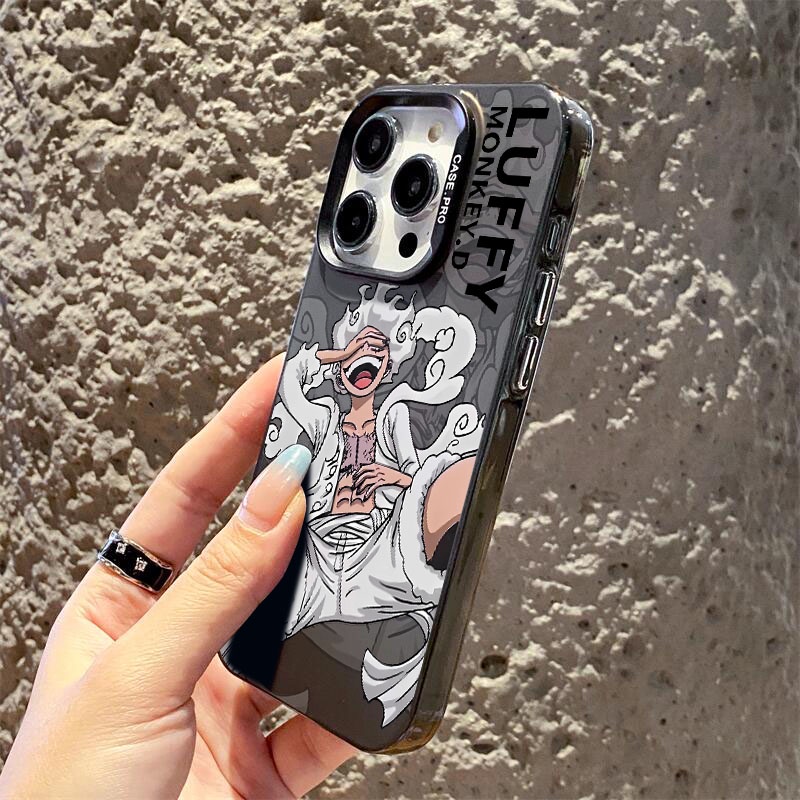 Ốp Điện Thoại Cứng Họa Tiết one piece nika luffy Cho iphone 11 12 13 14 15 pro max 14plus 15plus ip 12promax 13promax 14promax