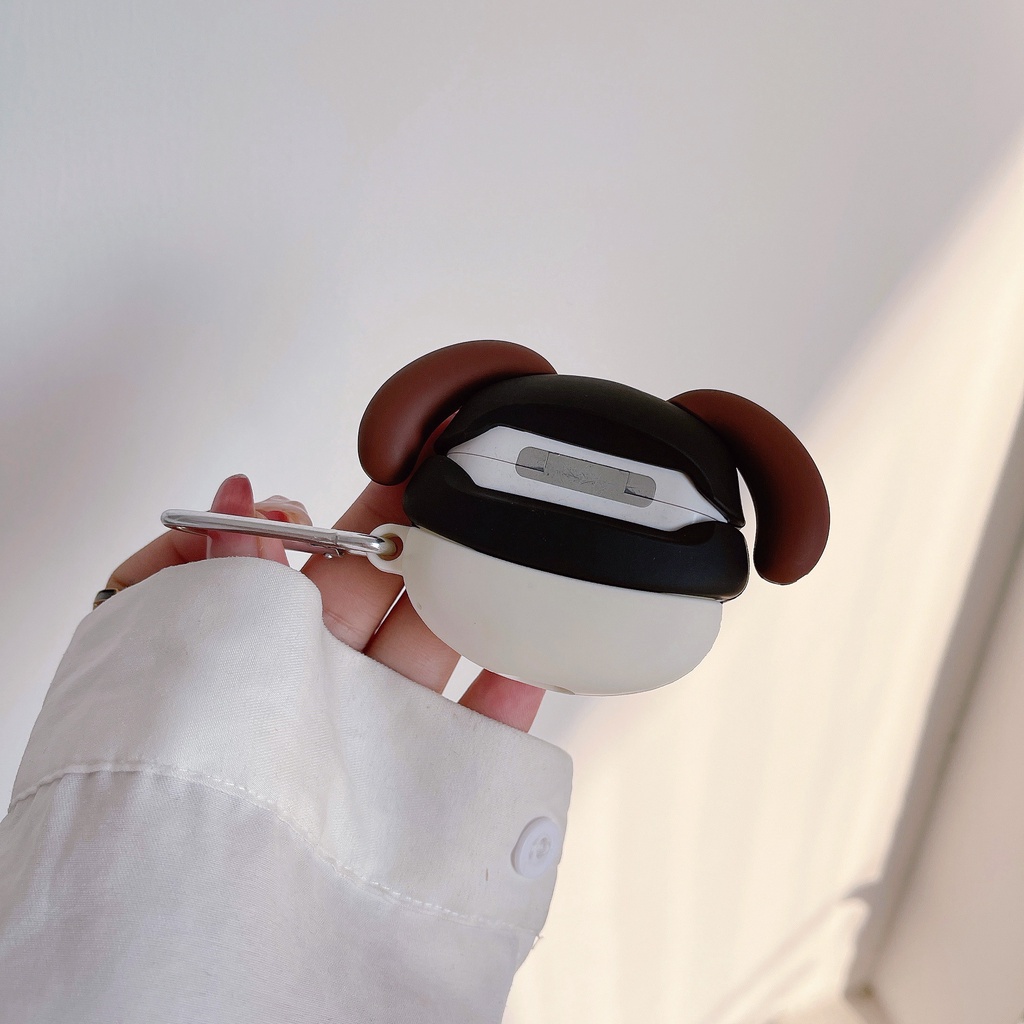 Vỏ Bảo Vệ Hộp Sạc Tai Nghe baseus w04 pro m2s Bằng Silicon Họa Tiết Hoạt Hình 3d Dễ Thương