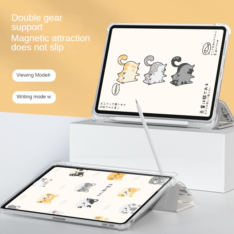 Bao Da Máy Tính Bảng Nắp Gập Cho ipad air 4 10.9 2021pro 11 / gen7 / 8 / 9 10.2 pro 2017 / air3 10.5tpu gen5 / 6 9.7 gen 10 2022 / mini 4 5 79 Ốp