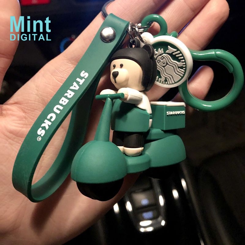 Móc Khóa Gấu starbucks 35 Kiểu Móc Khóa Hình Búp Bê Hoạt Hình Dễ Thương