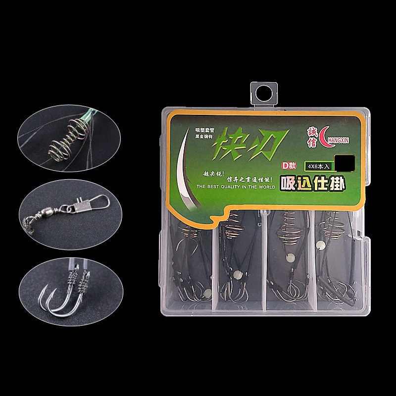 4 lưỡi câu cá, lưỡi lăng xê  xanh chất lượng đủ kích thước