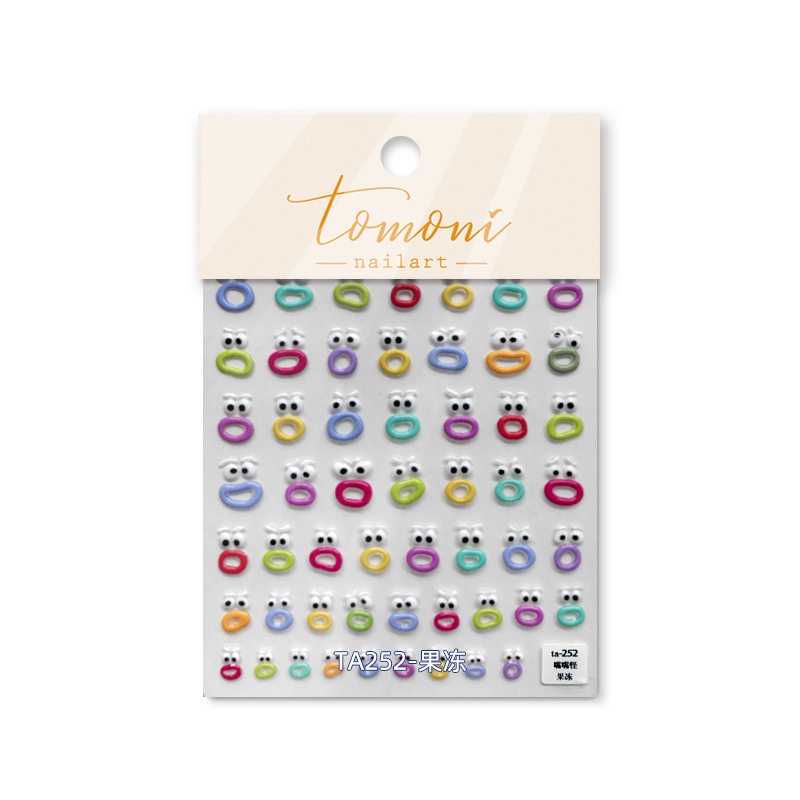 Miếng Dán Trang Trí Móng Tay Hình Tomoni TA251