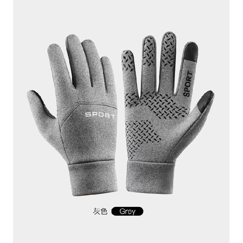 Găng Tay Leo Núi Vải Lông Cừu Giữ Ấm Chống Trượt Không Thấm Nước Có Thể Dùng Màn Hình Cảm Ứng