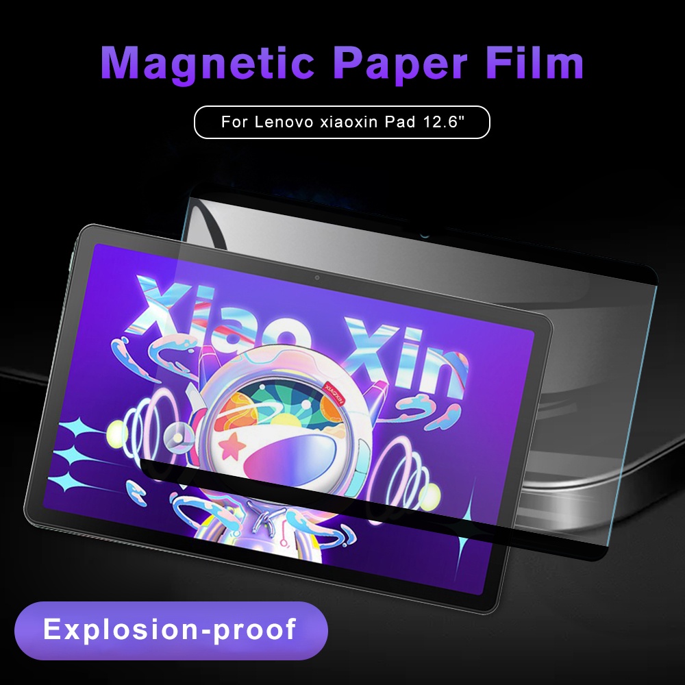 Removable Magnetic Attraction Matte Painting Writing Film For Lenovo xiaoxin pad Pro 11.5'' 11'' 10.6'' 11.2'' 12.6inch Paper Like Screen Protectors Film