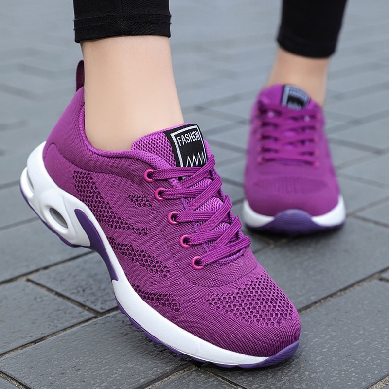 Giày Thể Thao Mũi Tròn Siêu Nhẹ Thiết Kế Tối Giản Cho Nữ