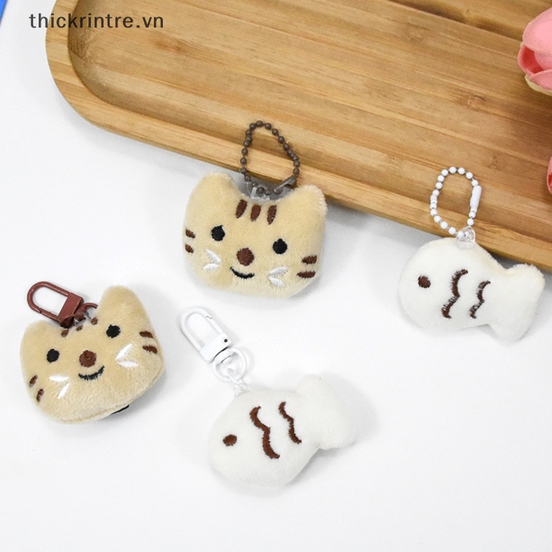 Móc Khóa Hình Mèo Nhồi Bông Xinh Xắn vn