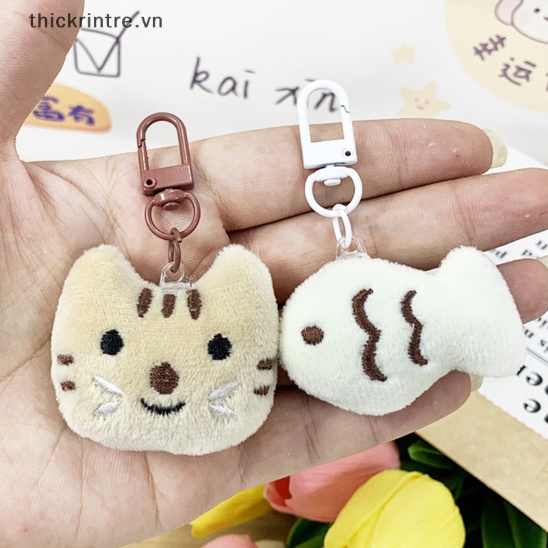 Móc Khóa Hình Mèo Nhồi Bông Xinh Xắn vn
