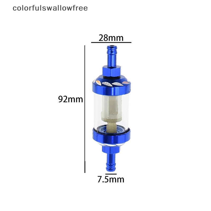 Lọc Xăng Xe Máy Thủy Tinh Nhôm CNC đủ màu