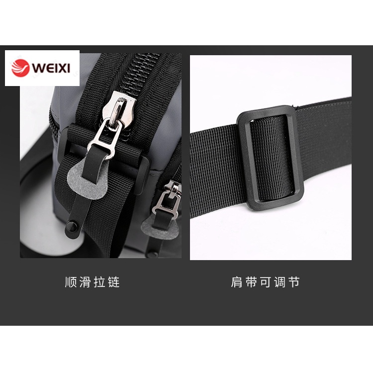 Túi Đeo Chéo Thể Thao Bằng Vải oxford Chống Nước Chống Mòn Thời Trang Cho Nam