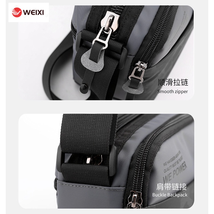 Túi Đeo Chéo Thể Thao Bằng Vải oxford Chống Nước Chống Mòn Thời Trang Cho Nam