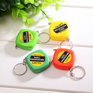 Thước dây mini 1m kèm móc khóa tiện lợi