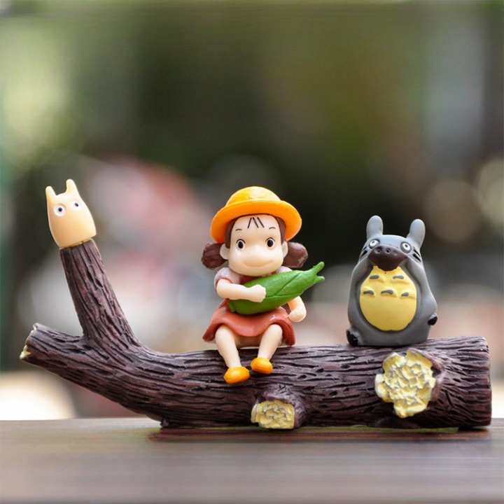 Miyazaki Hayao, Totoro, Cành Cây Bằng Nhựa - Trang Trí Bể Cá