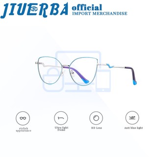 Jiuerba thời trang kính chống tia uv-400 chống bức xạ mắt mèo cho nam nữ