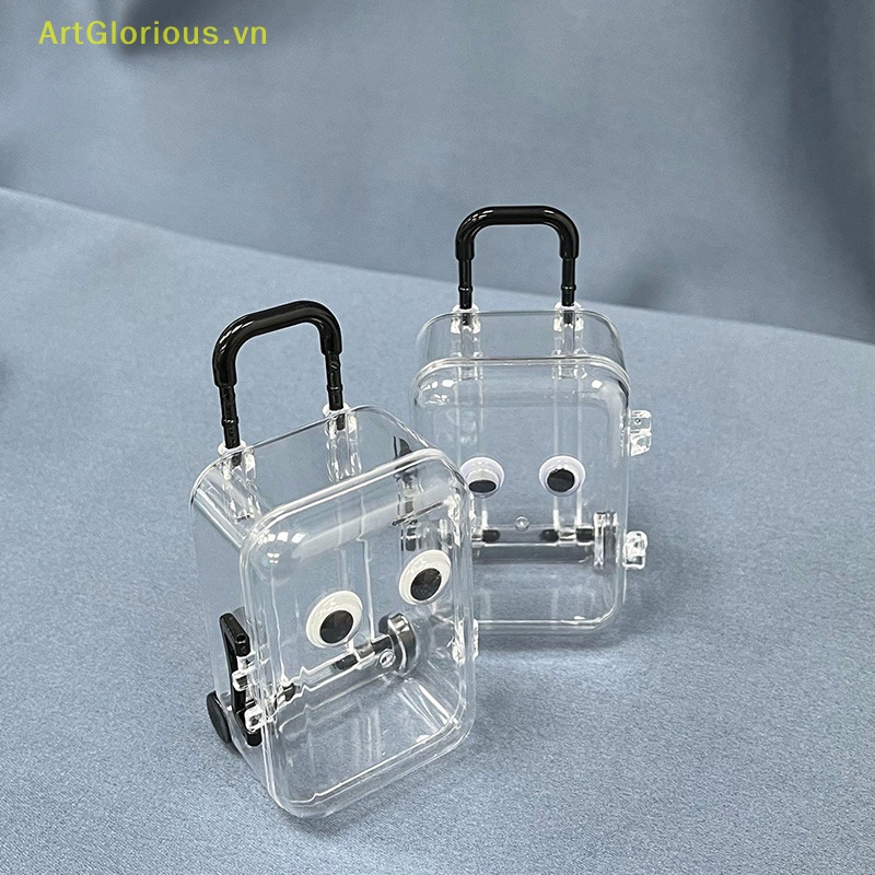 Hộp Đựng Trang Sức Hình Xe Đẩy mini Trang Trí Bàn Làm Việc vn