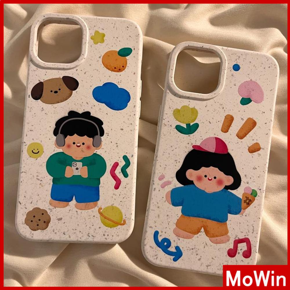 Ốp lưng iPhone 14 Pro Max Vỏ iPhone Màu Trắng Thân Thiện Với Môi Trường Vỏ Mềm Bảo Vệ Camera Bảo Vệ Chống Sốc Cặp Đôi Bé Trai Bé Gái Màu Xanh Dương Tương Thích Với iPhone 13 Pro Max 12 Pro Max 11 XR