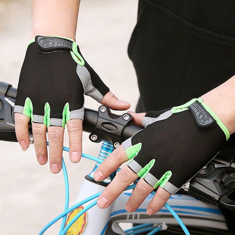 găng tay đi xe đạp mtb road riding gloves anti-slip camping hiking gloves gym fitness sports bike bike bike glove