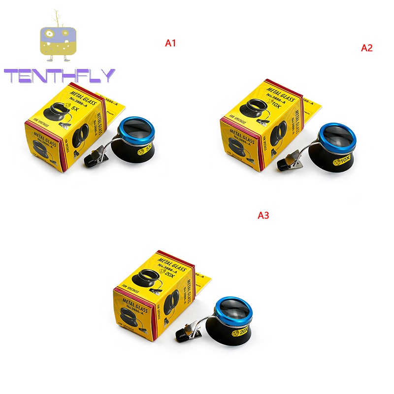 Kính Lúp Phóng Đại 5x 10x 20x Chuyên Dụng Sửa Chữa Đồng Hồ