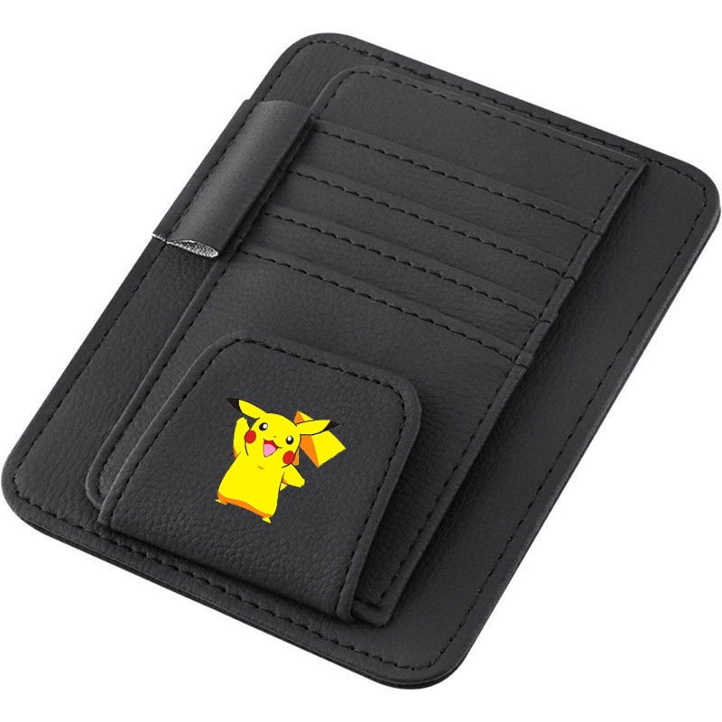 Kia kn Hộp Đựng Thẻ Bằng Da Mềm Chống Trượt Chống Mài Mòn Đa Năng Gắn Tấm Che Nắng Xe Hơi seltos kx3 Bobt k3 sorento soluto Picasso Sedano Sedana Sportens