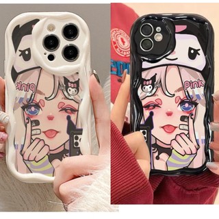 Dễ Thương Ốp Điện Thoại Silicon tpu Mềm Chống Sốc Hình kuromi Cho iphone 11 12 13 14 pro max 6 6s 7 8 plus x xs max xr se 2022 12