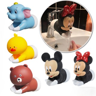 Đầu Nối Dài Vòi Nước Rửa Tay Bằng Silicon Hình Chuột minnie Dễ Thương Cho Bé