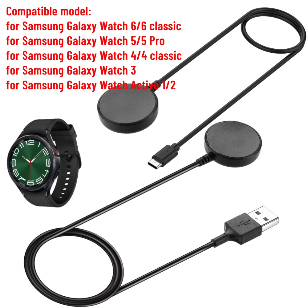 Đế Sạc Không Dây Cho Đồng Hồ Thông Minh samsung galaxy watch 6 / 6 classic / 5 / 5 pro / 4 classic 4 / 3