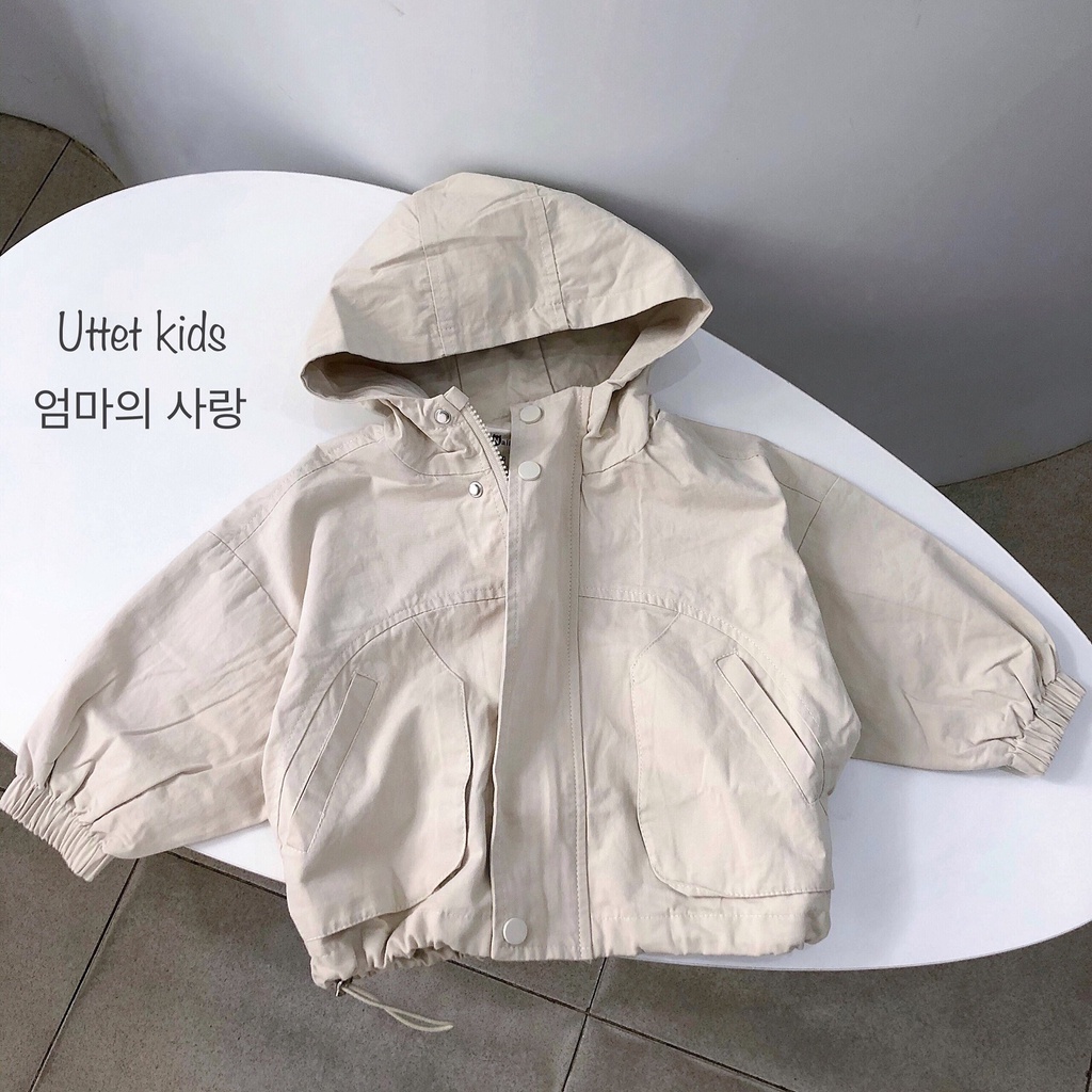 ÁO KHOÁC KAKI PHONG CÁCH HÀN QUỐC CHO BÉ GÁI VÀ BÉ TRAI RẤT ĐẸP 3523