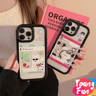Hoạt Hình Ốp Điện Thoại tpu Mềm Trong Suốt Hình Mèo Con Cho iphone 14 xr 13 11 12 pro max 8 7 6 6s + x xs max se 2020 13 12 11