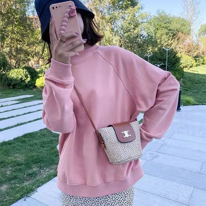 Túi Cói mini Đeo Hông Đựng Son Môi / Tai Nghe Tiện Dụng